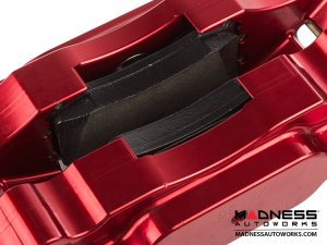 FIAT 500 Brake Upgrade Kit - Tarox 6 Pot Brake Conversion Kit - Red - Sport Plus